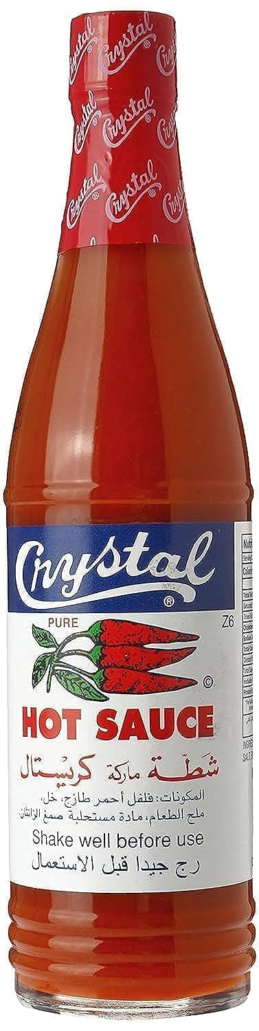 3 x 177ml Crystal Louisiana Hot Sauce - فلفل كريستال ثلاث بطول بحجم 177 مل